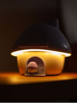 Veilleuse et humidicateur d'air | Champignon bleu