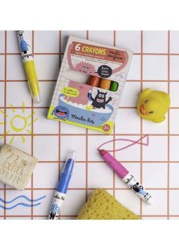 Set de 6 crayons multi surfaces | Vitres et bain