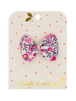 Barrette nœud ruban | Liberty Wiltshire bougainvillee