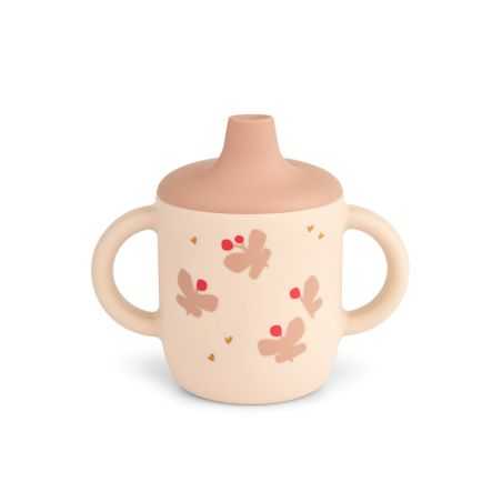 Tasse apprentissage couvercle silicone | Butterfly blossom