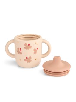 Tasse apprentissage couvercle silicone | Butterfly blossom