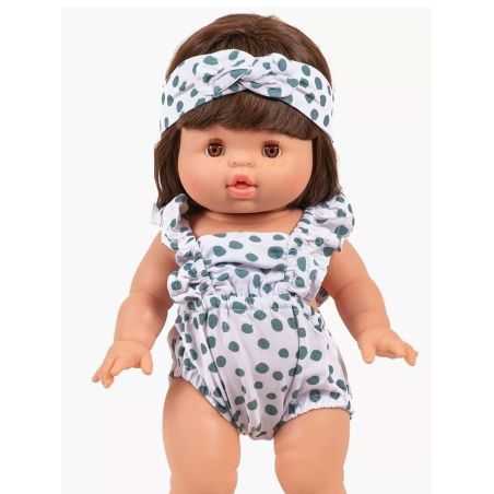 Barboteuse Lou et bandeau | Thelma pois