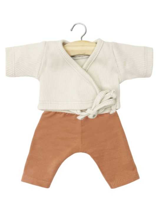 Ensemble Roxane | Lin et legging cassonade