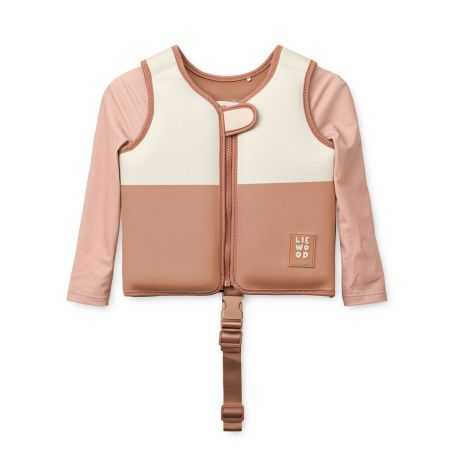 Gilet flottaison Dove avec manches | Tuscany rose