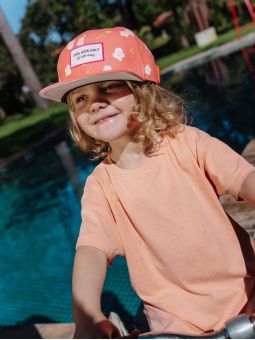 Casquette tissu | Peachy bloom