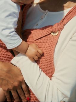 Salopette maternité Maya | Terracotta