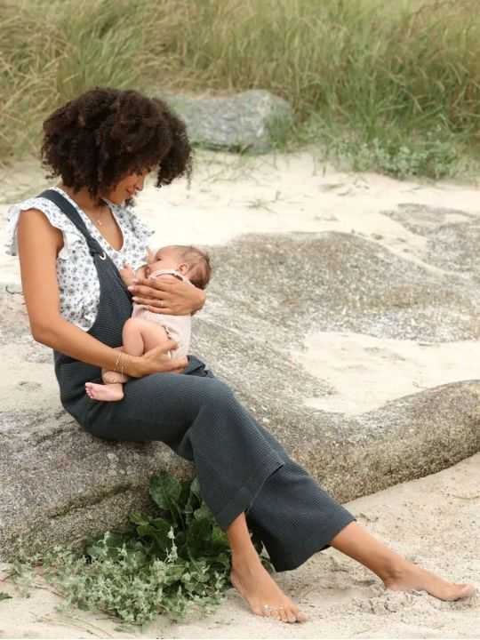 Salopette maternité Maya | Anthracite