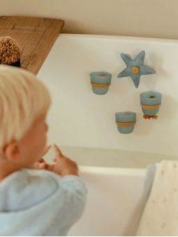 Gobelets jeu de bain | Etoile de mer