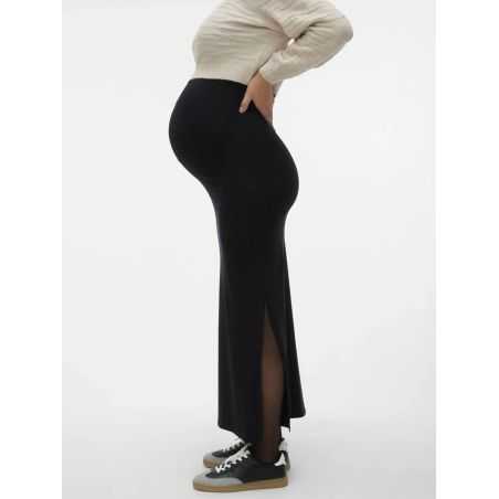 Jupe longue grossesse noire | Emma
