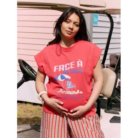 Tee shirt allaitement | Face à la mère