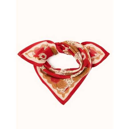 Petit foulard Dupitta | Zinnia fiesta