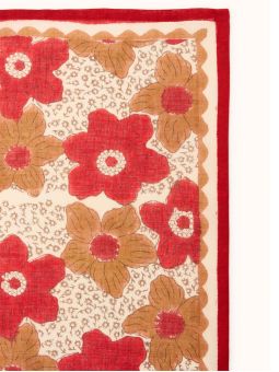 Petit foulard Dupitta | Zinnia fiesta