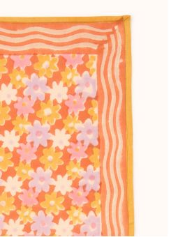 Petit foulard Manika | Paquerette orange