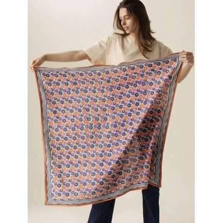 Grand foulard Latika | Paquerette Macadamia