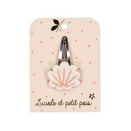 Barrette | Coquillage blanc