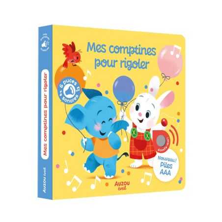 Livre Mes premières musiques | Mes comptines pour rigoler