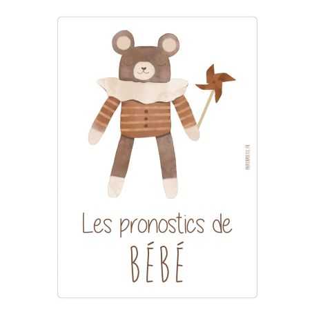 Cartes pronostics bébé