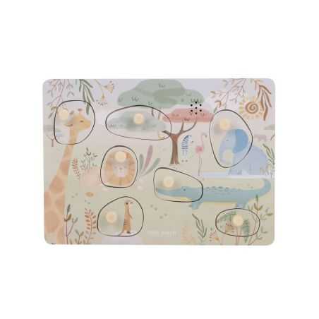 Puzzle sonore en bois | Safari Friends