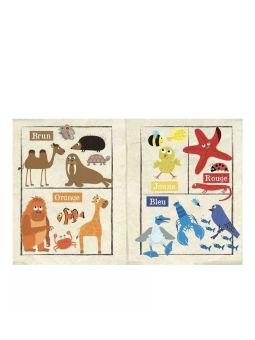 Journal tissu bébé | Couleurs animaux