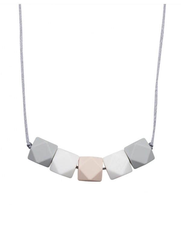 Collier dentition Mini Geometric rose perle Minty Wendy