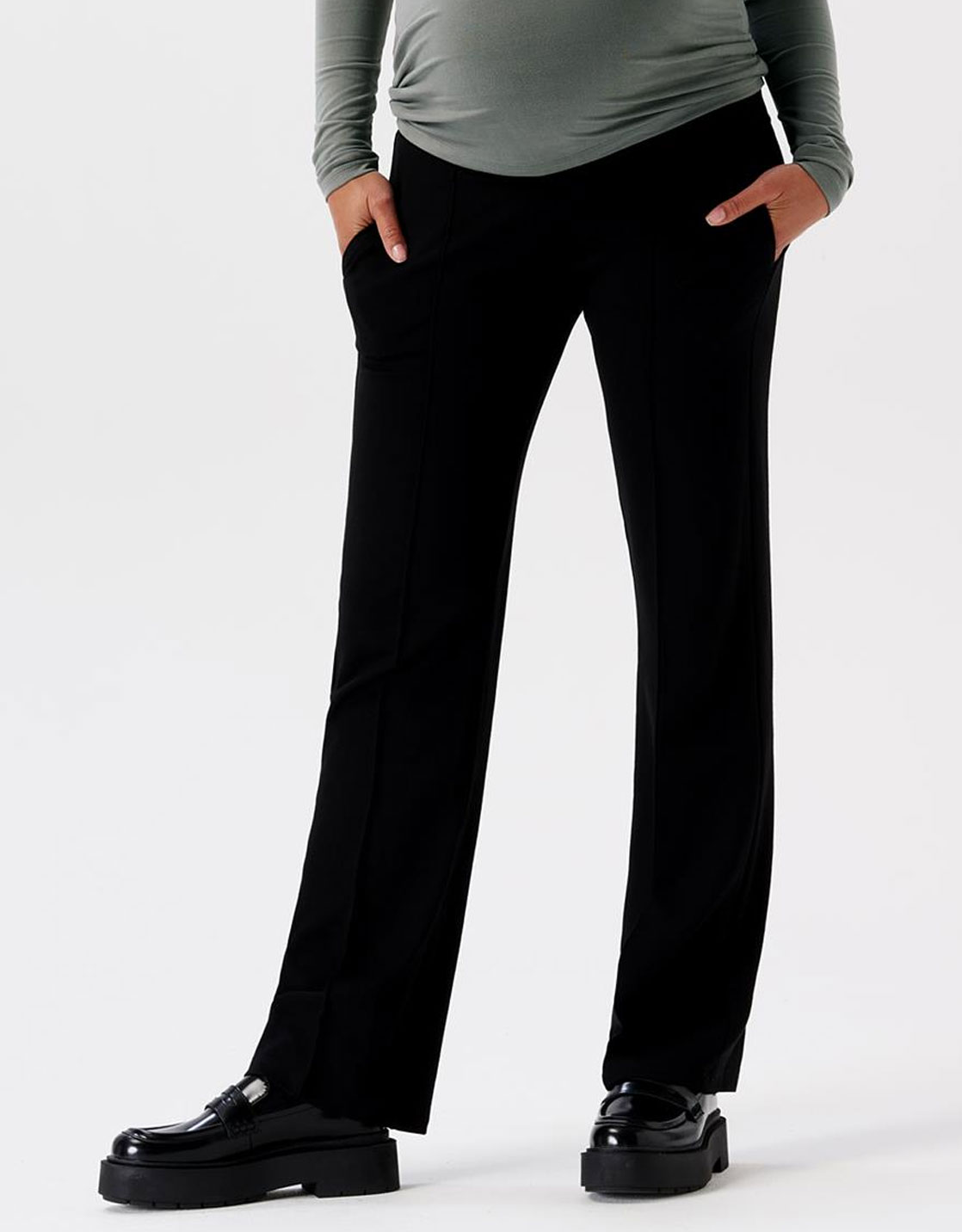 Pantalon De Grossesse Love2wait Noir, Taille 35/36 – Cigarette, Occasion Parfait état